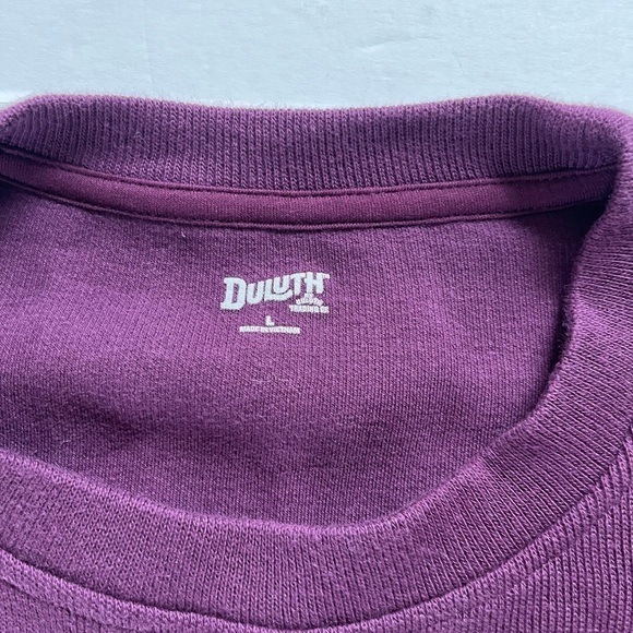 Duluth Trading Co Purple Long Sleeve Pullover Top Size Large - Picture 3 of 8